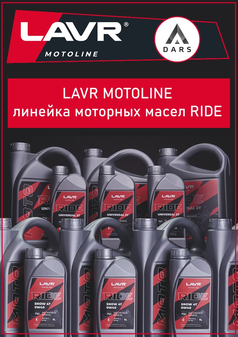 Масла LAVR линейки Ride